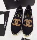 promos sandales chanel femme bas prix laine coton  chaussures pecheur cordon noir